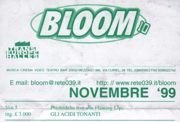 live al bloom volantino